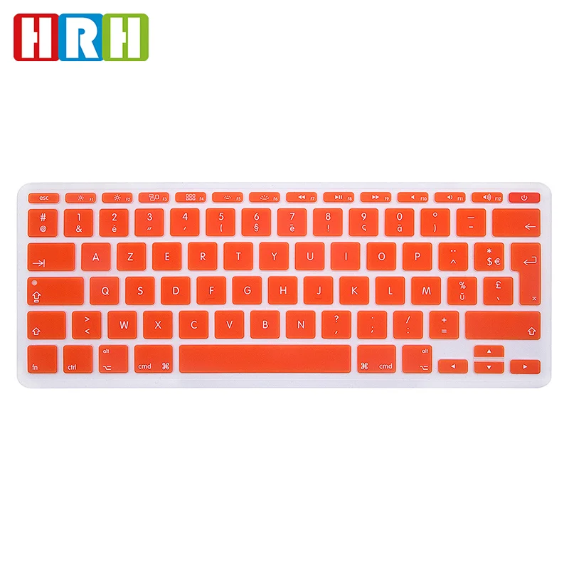 Laptop skin german keyboard custom silicone keyboard cover for mac laptop Air 11