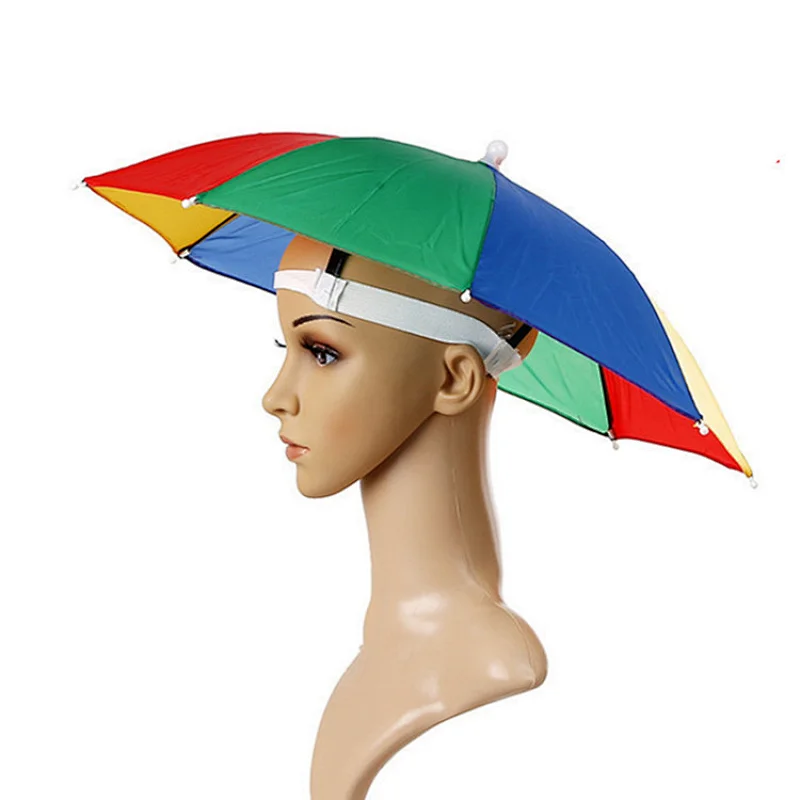 Hiking Beach Camping Headwear Cap fishing Children kid umbrella