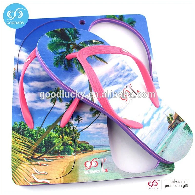 Summer beach slippers promotional products soft sole plastic flip flops