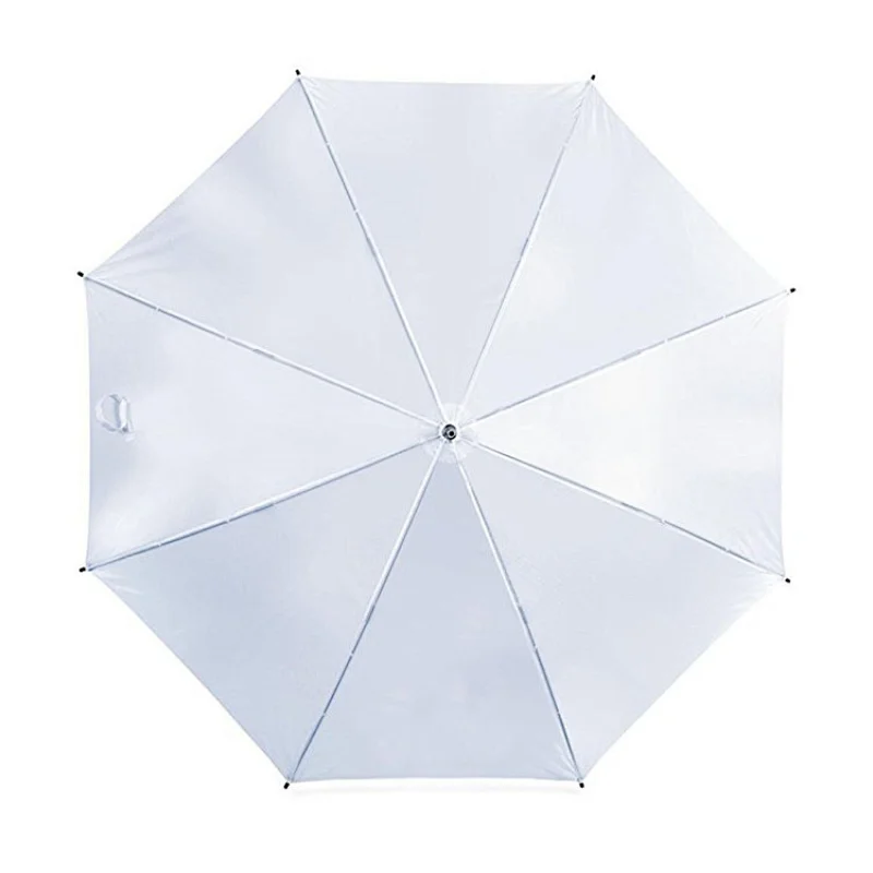 Popular customized DIY painting craft Rain white umbrella for advertising gift
