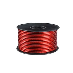 2Cores 12GA/14GA Paired Orange and Black Speaker cable wire for sound system Subwoofer