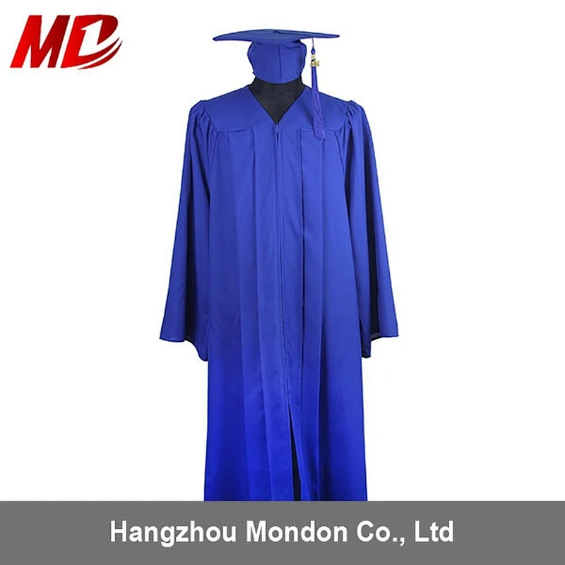 Wholesale High Quality University Matte Polyester Robes For Graduation