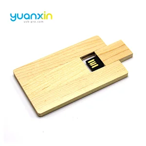 New Gadgets China Cheap Bulk Wooden Business Card Usb Flash Drive 1Gb To 64Gb Usb Credit Card