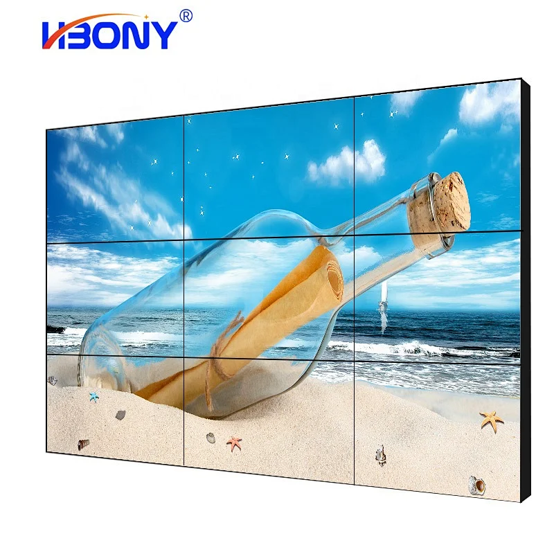 55Inch Digital LCD TV Video Wall 2x2 With HD Splitter