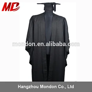 AUS style Matt Deluxe Doctoral Graduation Gowns for doctorate
