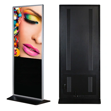 55inch indoor advertising lcd display touch kiosk