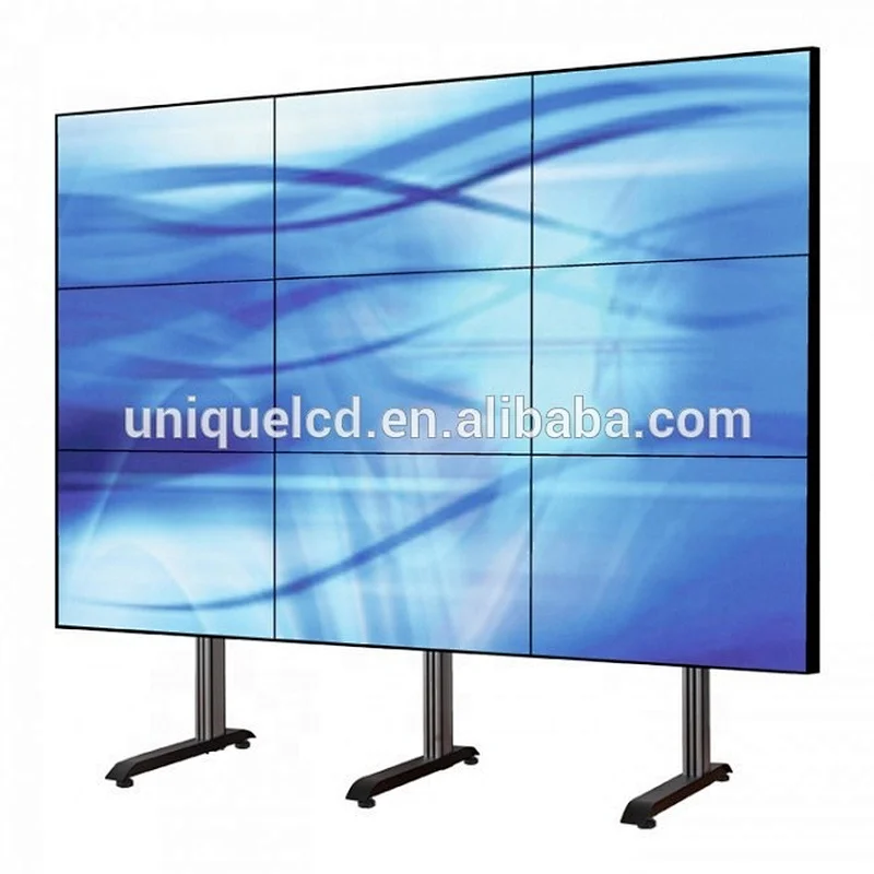 Videowall With 1.7mm LED Blacklight LCD Splicing Wall
