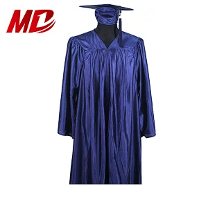 Graduation Cap and Gown Honor Cords Navy Polyester For Adult
