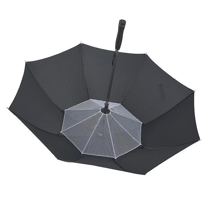 Outdoor custom print full body cool fan umbrella