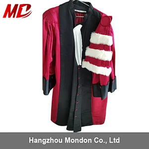 Deluxe Customized Style French Doctoral Gown
