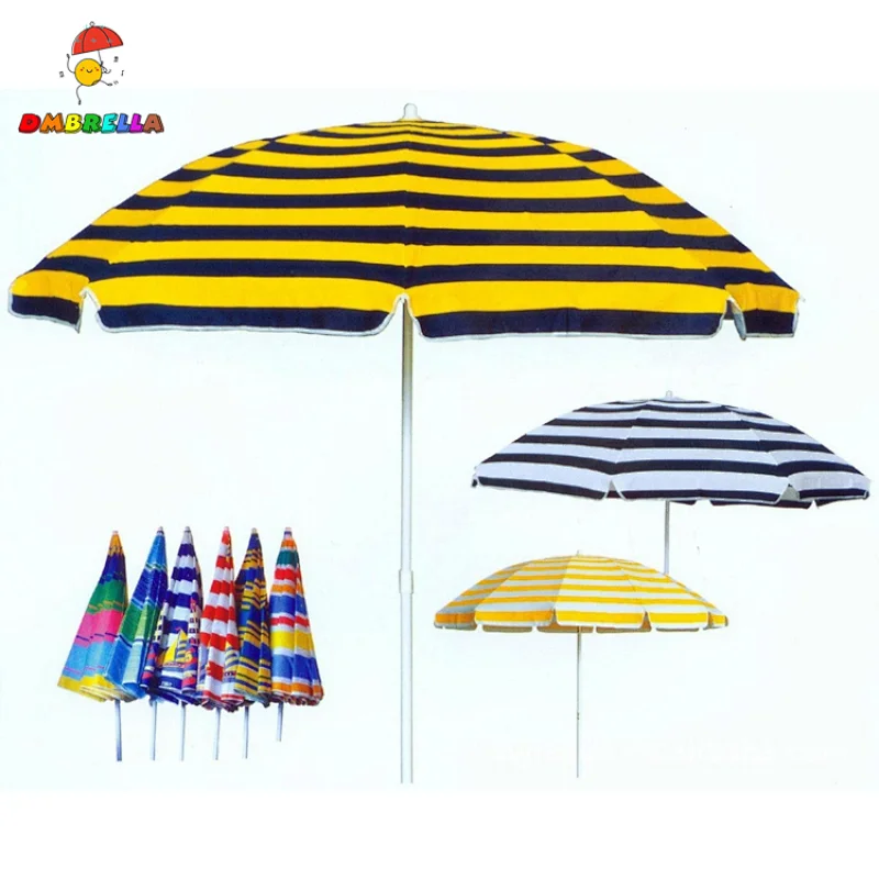Balinese Custom professional wholesale customized logo printed white advertising beach umbrella with TILT