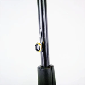 Automatic wind-proof plastic Auto open straight umberella colorful for sale