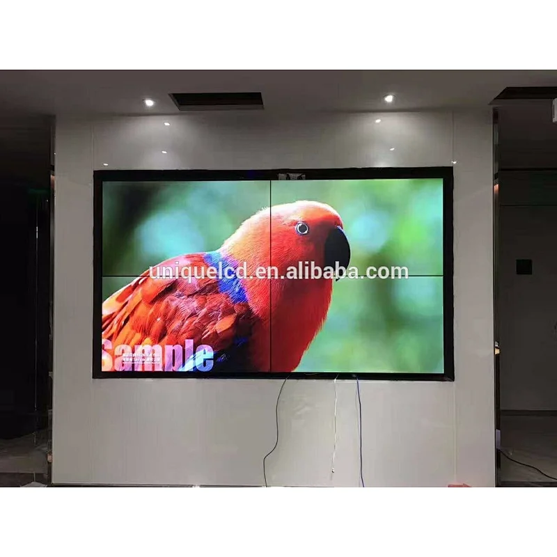 3x3 Multi Screen LCD Video Wall Narrow Bezel Controller