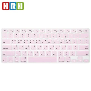 Silicone US Keyboard Protector Cover Skin korean keyboard skin for macbook new pro 13Pro Air Retina 13 15 17