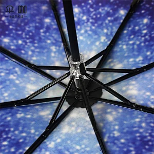 Compact Travel Umbrella for Women Anti-UV Sun Rain Blossom