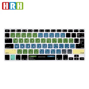 OEM traktor kontrol s4 shortcut keyboard covers Silicone Russian Keyboard laptop skin Dust Covers for macbook air keyboard skin