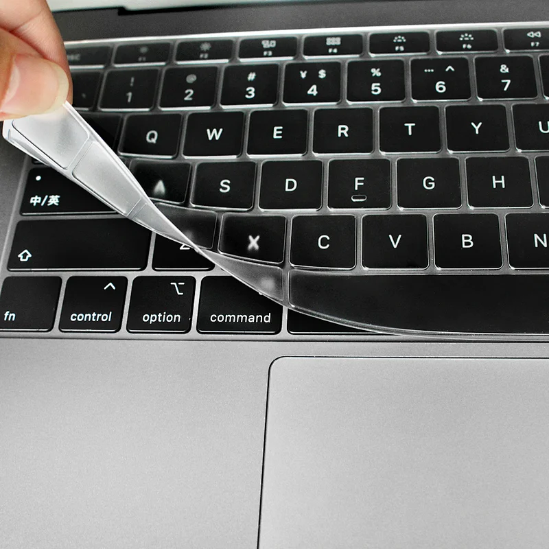 Waterproof Clear Transparent Laptop Keyboard Cover laptop skin For MacBook Air 13