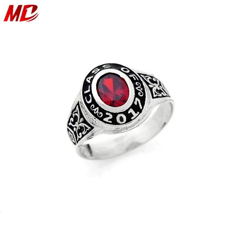 Finest Quality Class ring , Graduation Rings with 2017 words for keepsake
