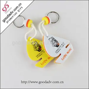 high quality cheap price EVA key chains custom logo/color/shape key fobs