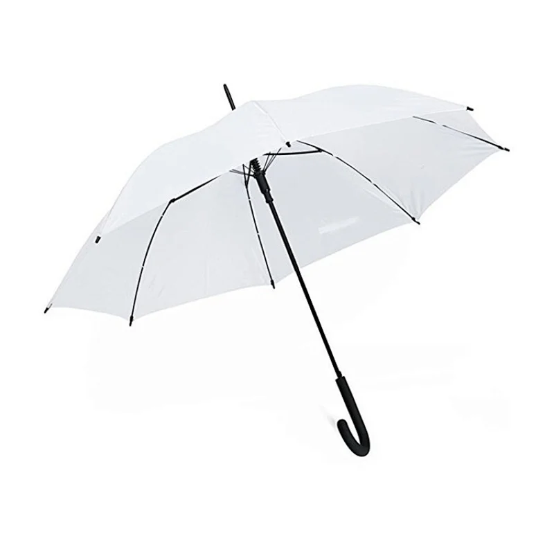 Popular customized DIY painting craft Rain white umbrella for advertising gift