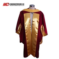 Custom High Quality Phd Doctor Graduation Gown