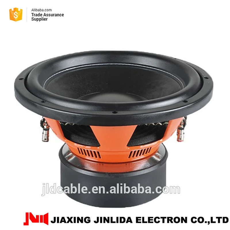 500W RMS/Max. Power 1000W subwoofer 10 12 15 Car Subwoofer with Steel Basket for cars