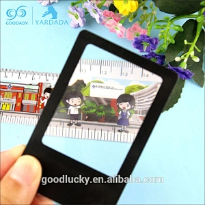 Custom 3X plastic magnifying glasses credit card size magnifier with logo