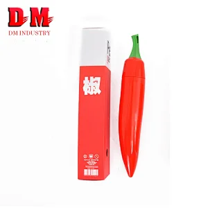 Red color 6 Pannels Chilli Umbrella 3 Fold Umbrella Advertising Kids Umbrella