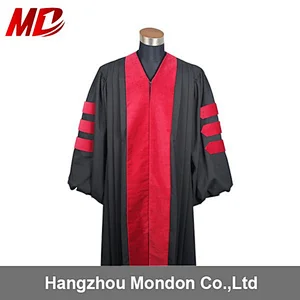 Custom Doctor Graduation Gown-Deluxe Doctoral Graduation Gown/Regalia