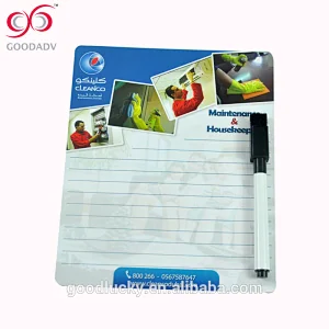 custom design logo promotional gifts wholesale dry erase writing board wtih pen