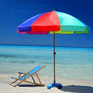 Paraguas de playa al aire libre de la paja de la publicidad de la paja del jardín de la promoción impresa de Sun del parasol