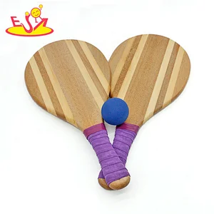 high quality outdoor sport wooden beach tennis paddles for adults W01A315