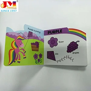 Baby Learning Colors Book Educational  Card Board  Kid's   Printing Services