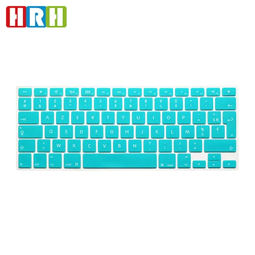 French Silicone Cover Keyboard Custom Colorful Skin laptop keyboard For Mac Book Pro 15 EU Version cover for macbook air 13