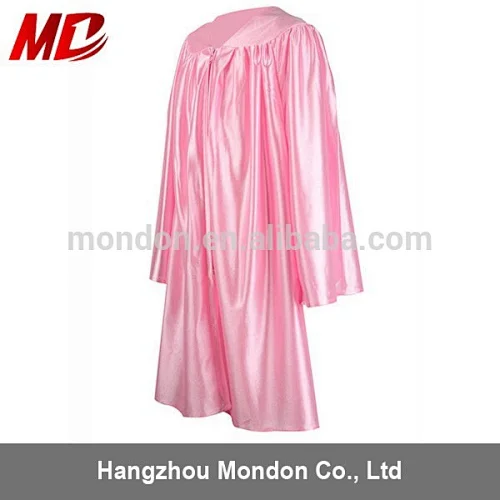 Wholesale shiny 100% polyester children graduation uniforms