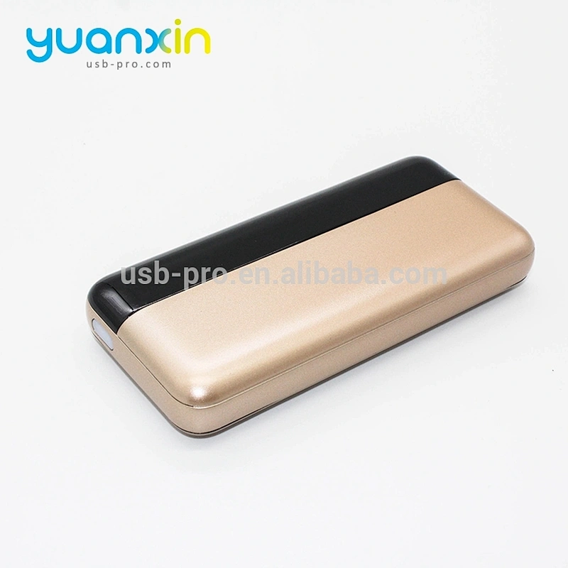 10000mah gold silver gray and red Color Metal Mobile Power Bank