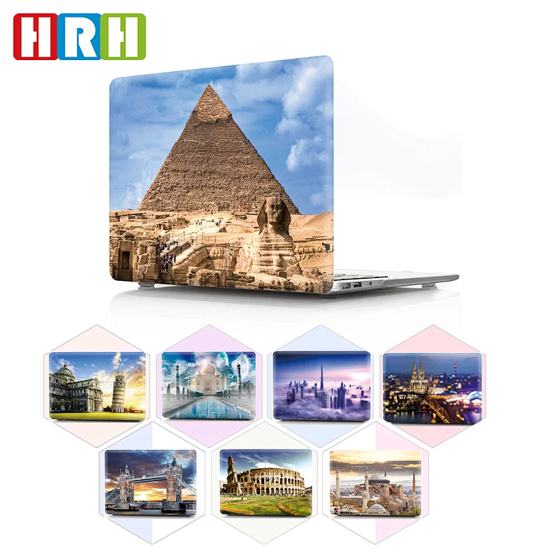 Famous Building custom hard case plastic case for macbook 13 top case for macbook pro 13 touch bar