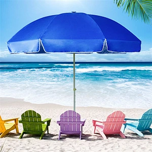Sombrilla grande respetuosa del medio ambiente del parasol de playa de la lluvia de la promoción única para la venta