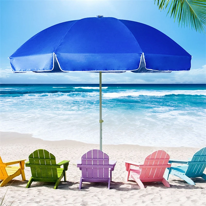 Sombrilla grande respetuosa del medio ambiente del parasol de playa de la lluvia de la promoción única para la venta