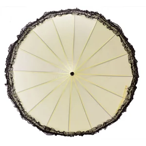Beautiful decorate white parasol wedding pagoda umbrella for women