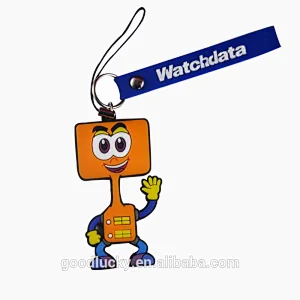 Promotional gifts wholesale keychain 3d plastic rubber keychain key ring