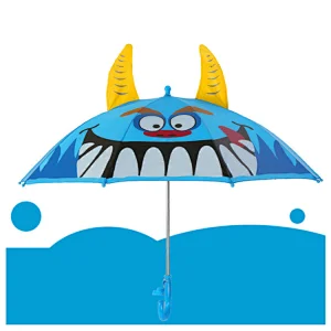 Cute Cartoon Children Umbrella Animation Creative Long-handled 3D Ear Modeling Kids Umbrella for Boys Girls