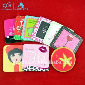 Durable promotional MDF cork paper doilies