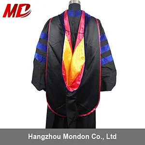 Wholesale Doctoral Graduation Hoods with fur - US style