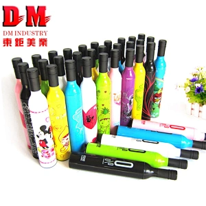 Creative 41 color beer wine bottle advertising umbrellas