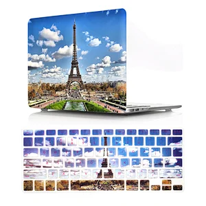 2 in 1 National Symbol Pattern Laptop Shell And silicone case for macbook  Skin For Macbook Pro Case 13 15 17 Touch bar