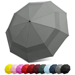 24inches double vent Construction golf 3 fold mini umbrella