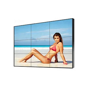 HBY 55 inch hd Exhibition Product Display 3.5mm Monitor 2*2 3*3 LCD Video Wall