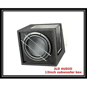 RMS 300W 4Ohm Black carpet protection snd transparent plexiglass bolted 12inch subwoofer bandpass