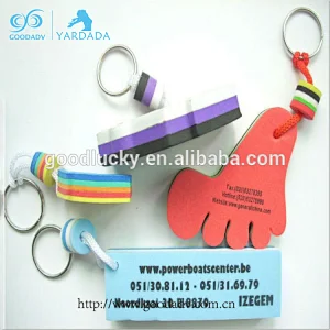 Floating eva key chain giveaway gift custom printed logo